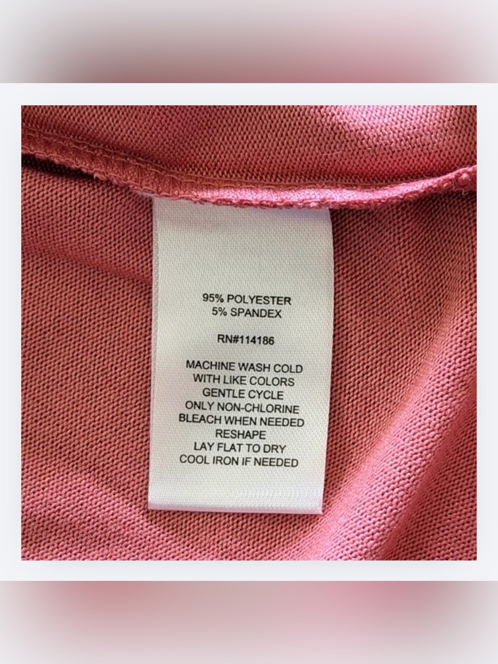 Retrology Pink Puffed Sleeve Embellished Blouse, Rhinestone Neckline, Size L - Picture 4 of 5